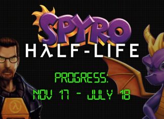 Le dragon Spyro dans Half-Life