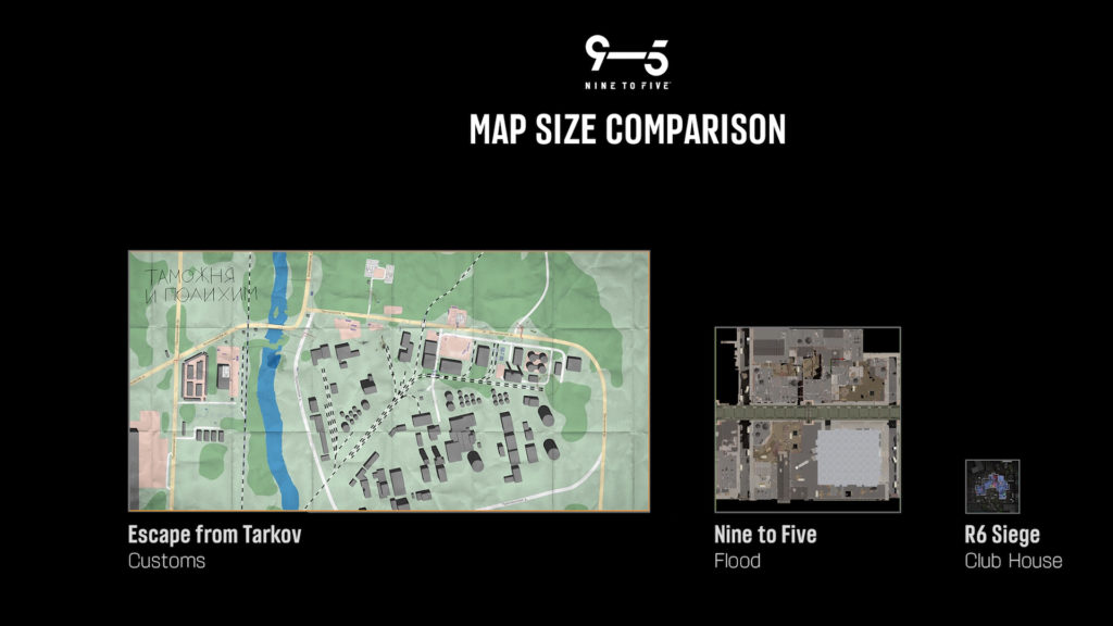 Nine To Five Map Comparaison