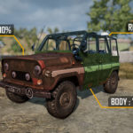 PUBG vehicule