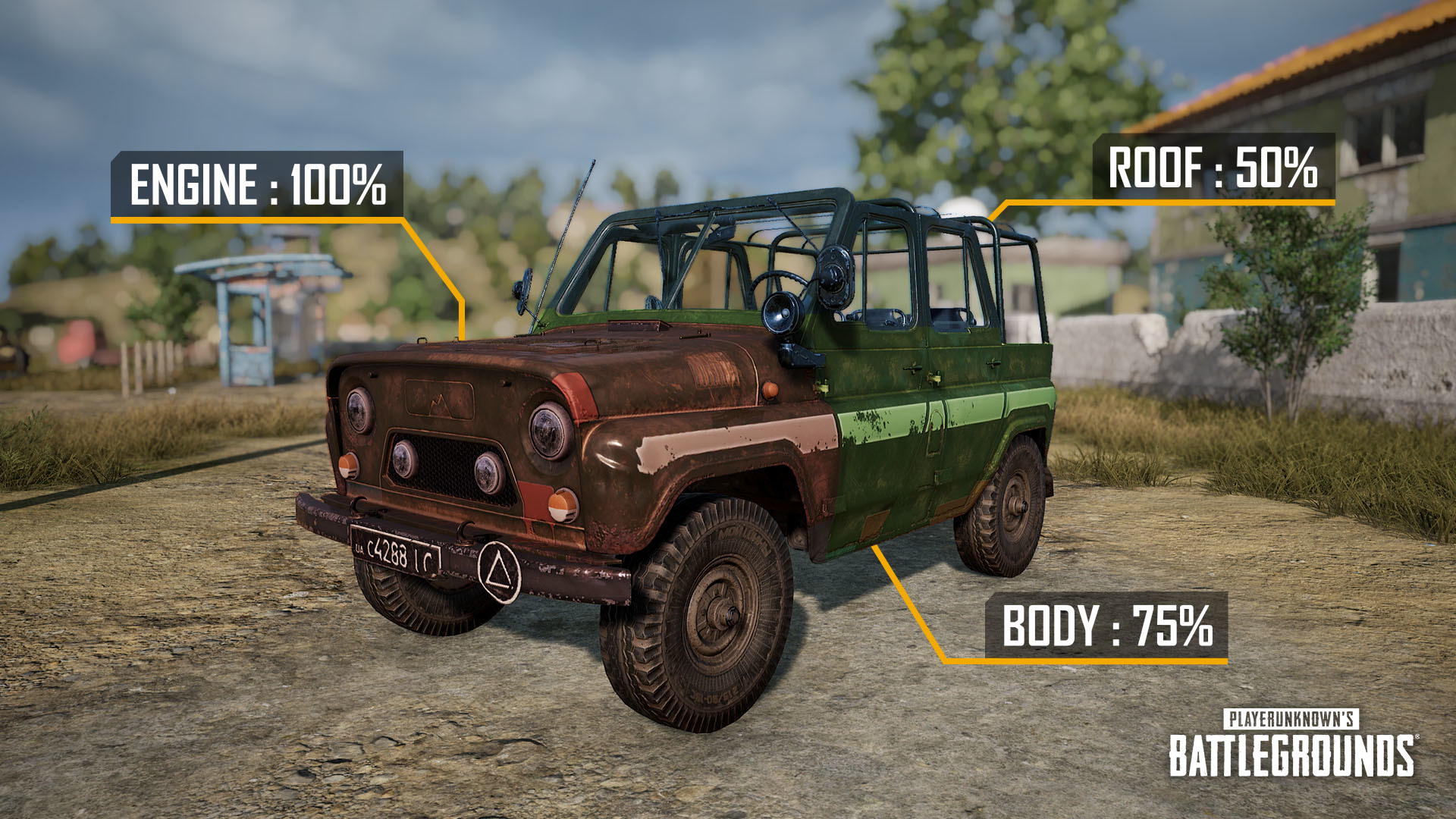 PUBG vehicule