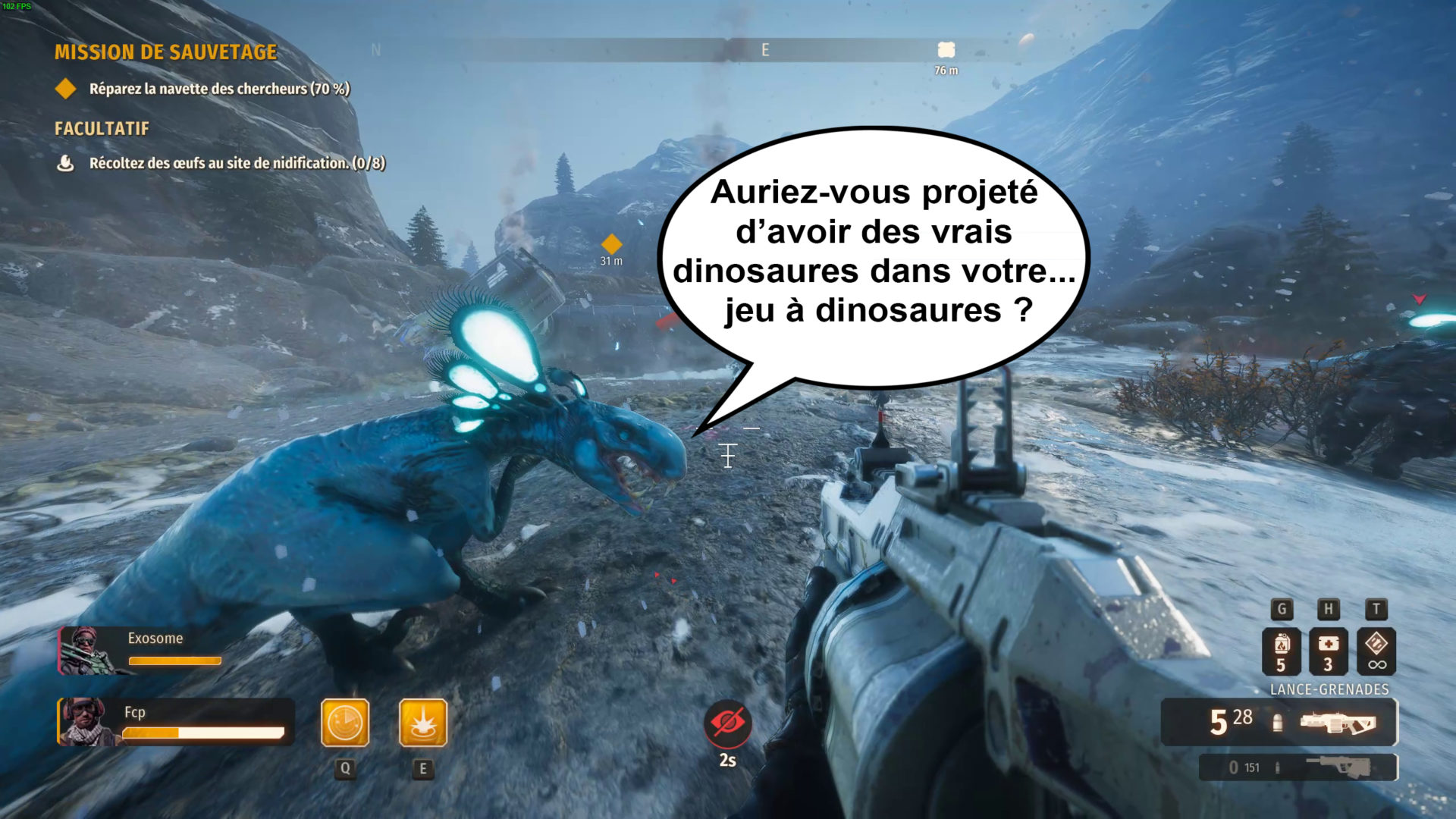 Second Extinction auriez vous projete scaled