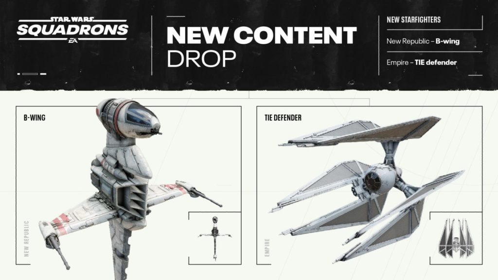 Star Wars: Squadrons - B-Wing et Tie Defender