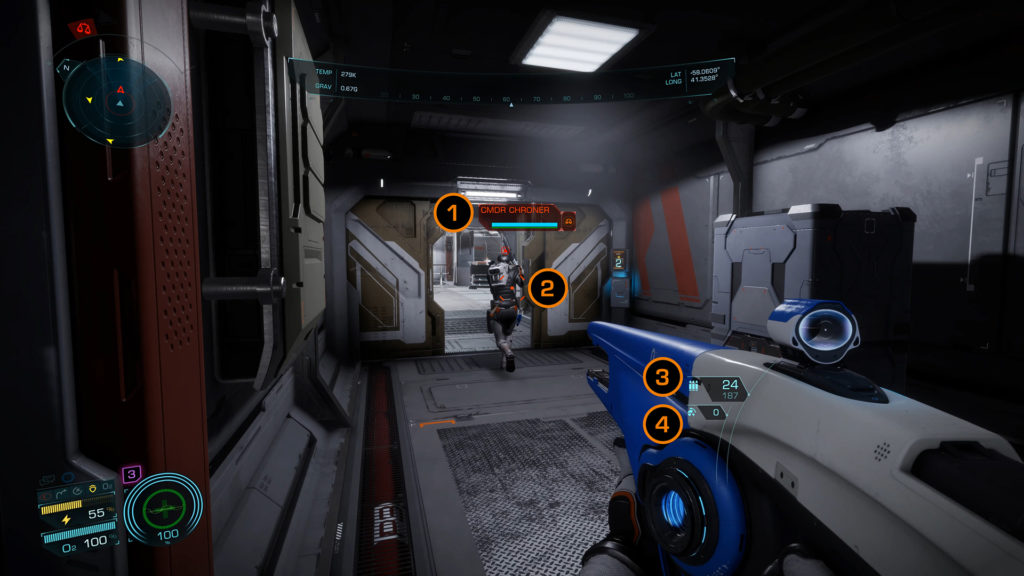 Elite Dangerous Odyssey HUD