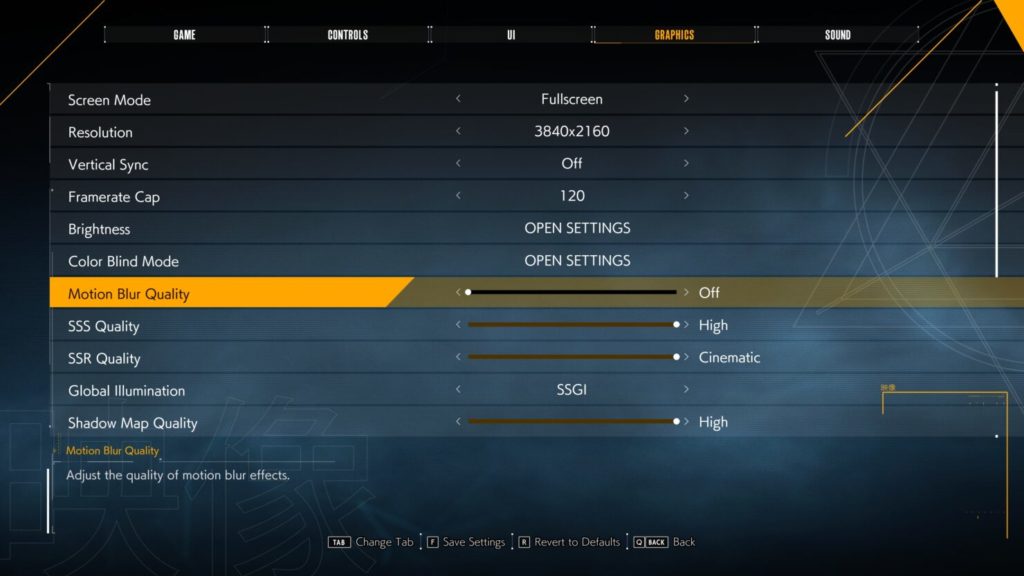 Ghostwire Tokyo options 1