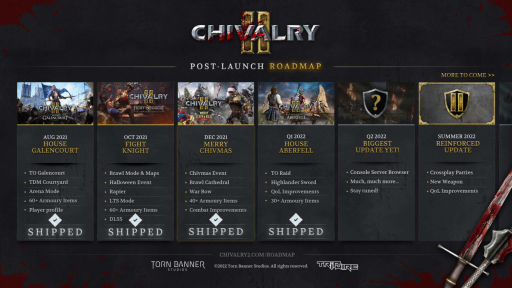 Chivalry 2 RoadMap April 2022 update scaled 1