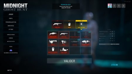 Midnight Ghost Hunt Hunter loadout