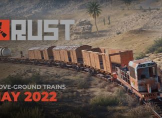 Rust ajoute des trains en extérieur avec sa mise à jour mensuelle