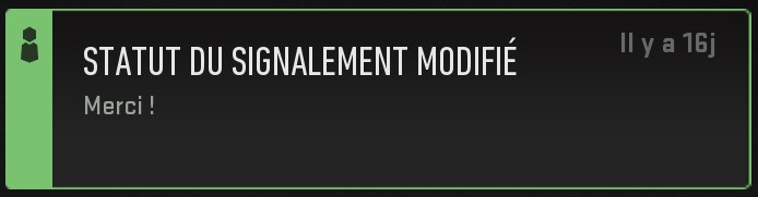 Warzone 2 signalement