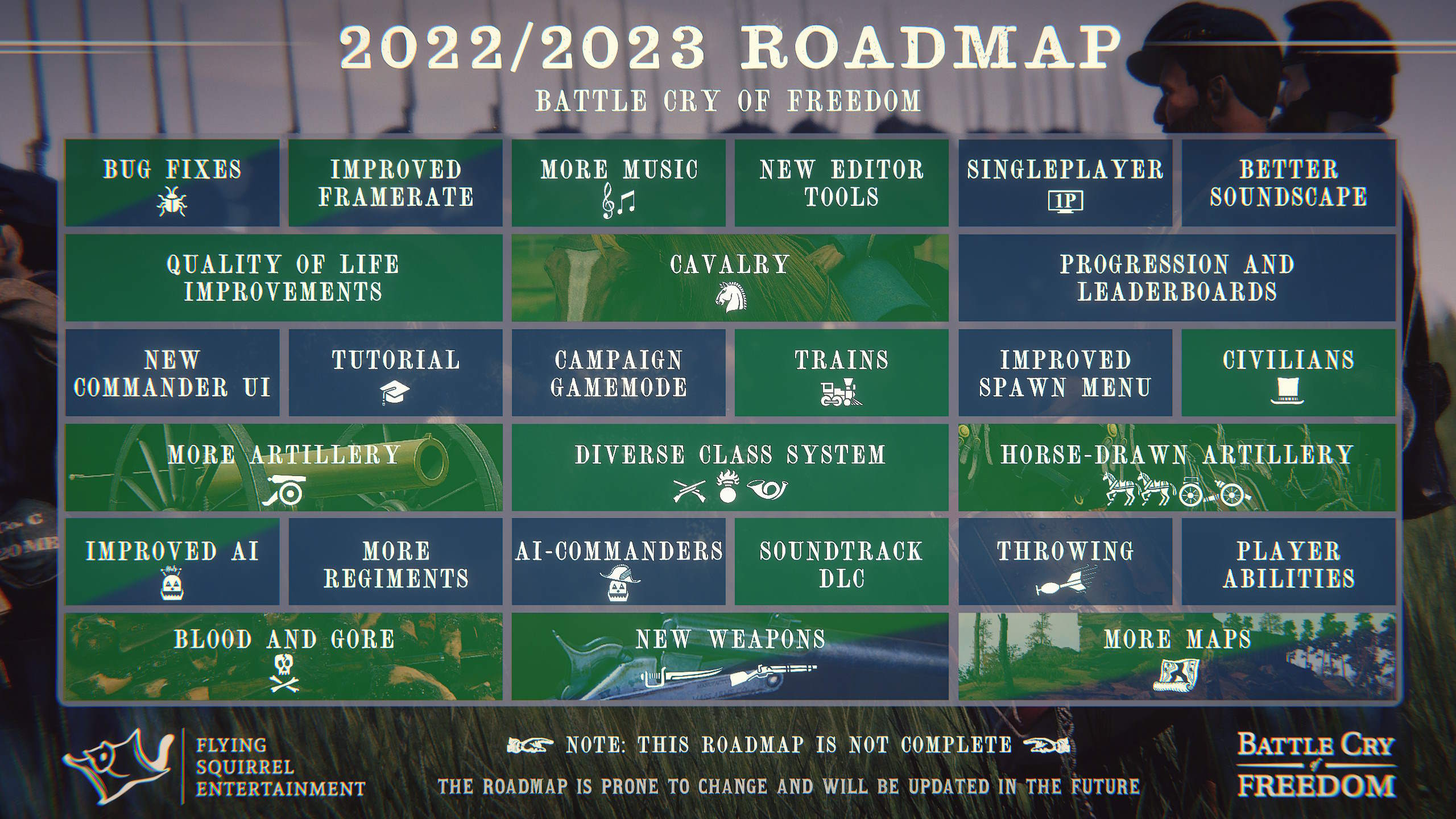 La cavalerie a débarqué avec l'update 2.0 de Battle Cry of Freedom 1 Battle cry of freedom Roadmap