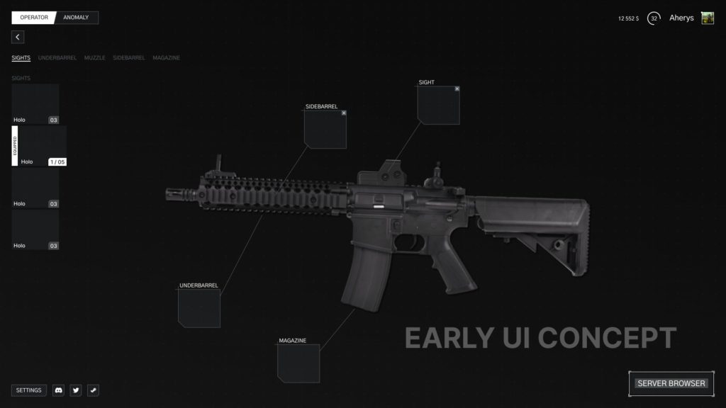 Beautiful Light arme customisation