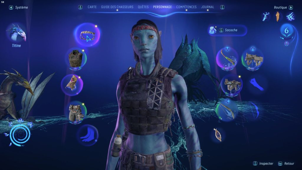 Avatar - Frontiers of Pandora - inventaire