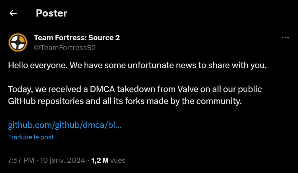 TF2 Source 2 DMCA