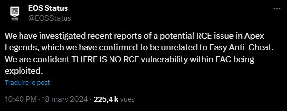 Epic Games on Easy Anti Cheat