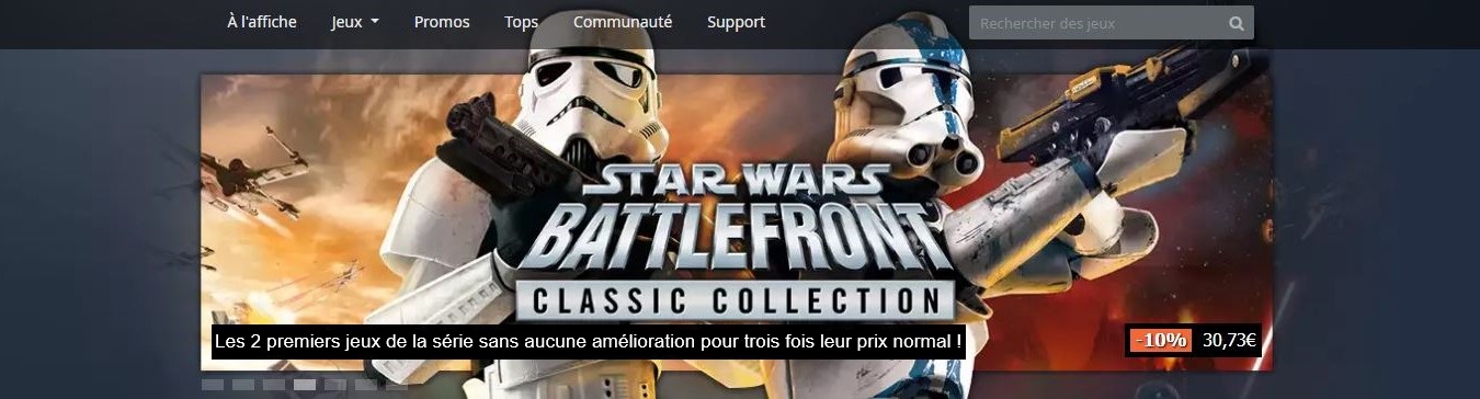 Gamesplanet promo Star Wars Battlefront Collection