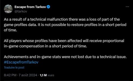 Escape From Tarkov - Wipe surprise