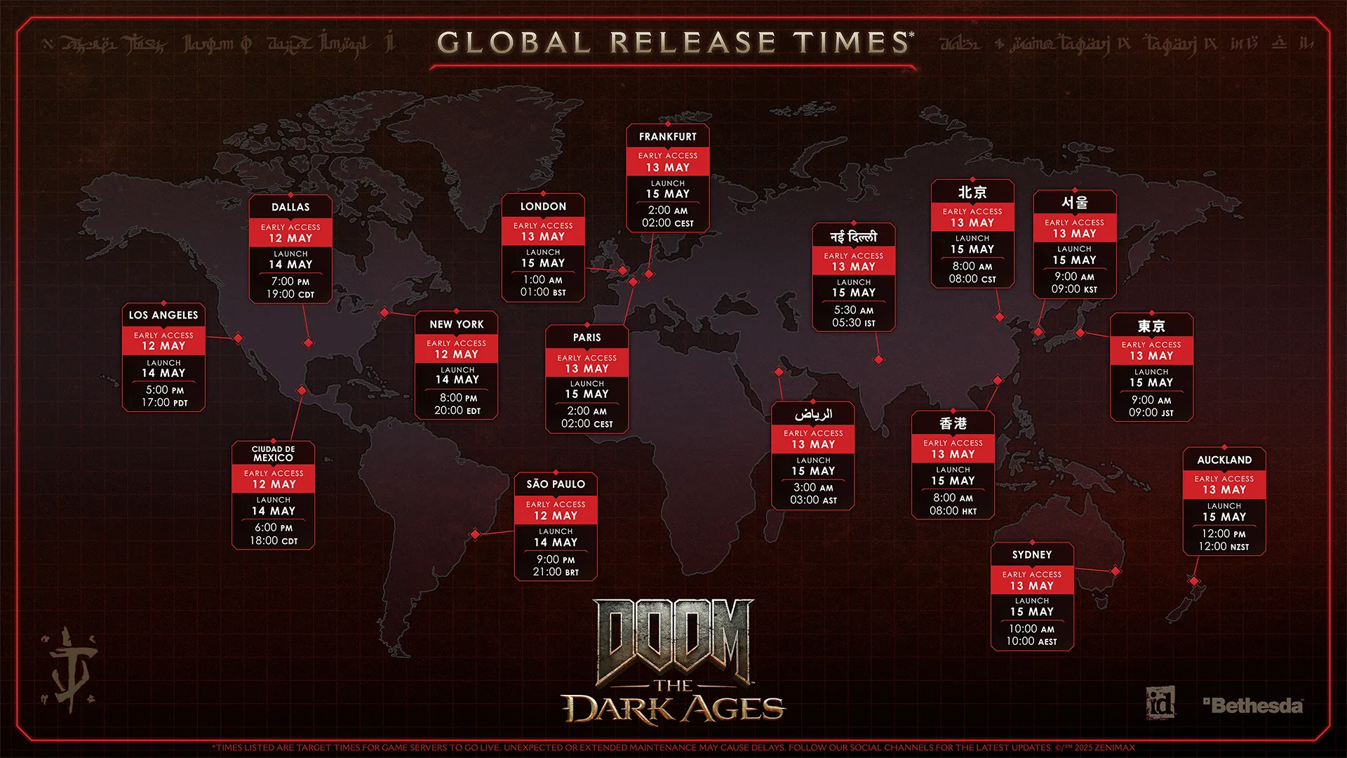 DOOM: The Dark Ages - date de sortie