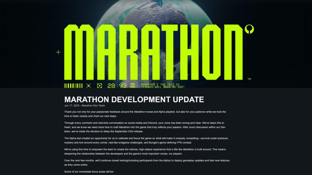 Marathon - Report