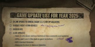 S.T.A.L.K.E.R. 2 - Heart of Chornobyl - Roadmap S2 2025 header