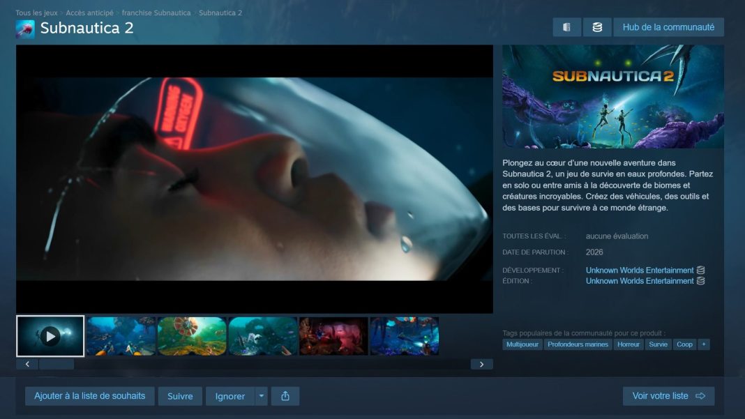 Subnautica 2 - Krafton n'est plus l'éditeur