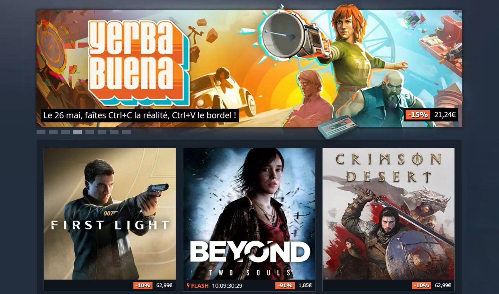 Les bons plans NoFrag du week-end font le pont