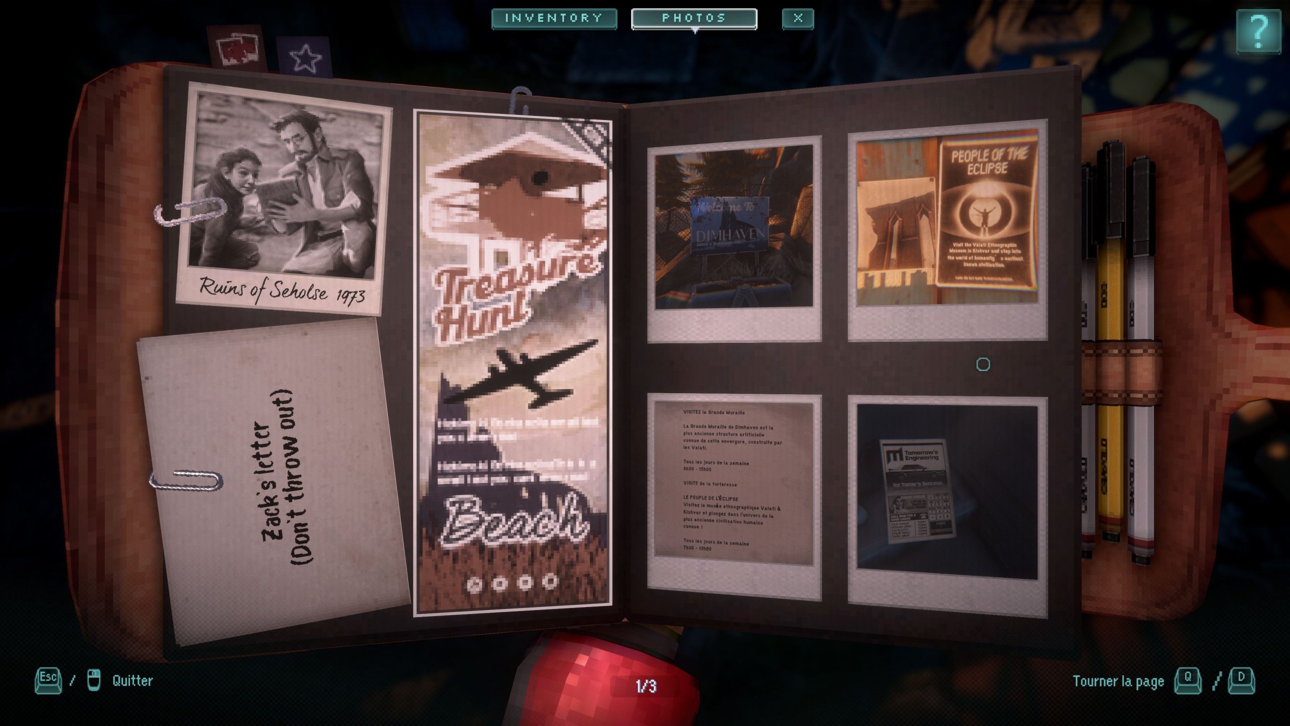 Dimhaven: The Lost Source - carnet